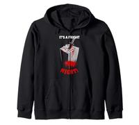 ¡Es una noche de miedo! Retro Funny Horror Movies Presente Sudadera con Capucha