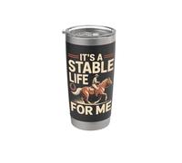 Es una vida estable para mí, entrenador de caballos Vaso térmico de acero inoxidable de doble pared