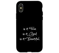Es Verdad, Buena, Hermosa. Virtudes para Vivir Carcasa para iPhone X/XS