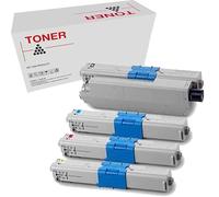 ES3452 / ES5431 / ES5462 Pack 4 Toner Compatible con Oki Executive ES3452 MFP / ES5431DN / ES5462 MFP (44973512 44973511 44973510 44973509)