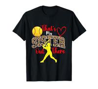 Esa es mi Hermana ahí Fuera - Softball Sister Softballer Camiseta