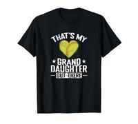 Esa es mi Nieta allá afuera Softbol Camiseta gráfica económica, Hombre, Negro, M