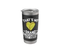 Esa es mi nieta allá afuera Softbol Vaso térmico de acero inoxidable de doble pared