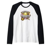 Esa es mi Nieta por ahí béisbol sóftbol Camiseta Manga Raglan