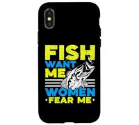 Esa es una Idea Terrible a qué Hora Pescador Amante de la Pesca Carcasa para iPhone X/XS
