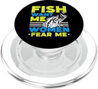 Esa es una Idea Terrible a qué Hora Pescador Amante de la Pesca PopSockets PopGrip para MagSafe