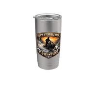 Esa es una idea terrible. Obtendré mi broma sobre motos de nieve con trineo Vaso térmico de acero inoxidable de doble pared