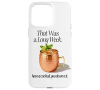 Esa FUE UNA Larga Semana Tener UNA Mule DE CÓCTEL MOSCÚ Carcasa para iPhone 15 Pro MAX