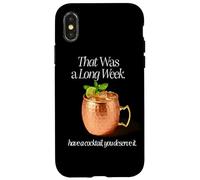 Esa FUE UNA Larga Semana Tener UNA Mule DE CÓCTEL MOSCÚ Carcasa para iPhone X/XS