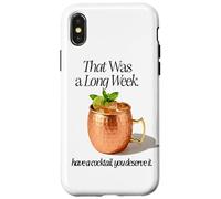 Esa FUE UNA Larga Semana Tener UNA Mule DE CÓCTEL MOSCÚ Carcasa para iPhone X/XS