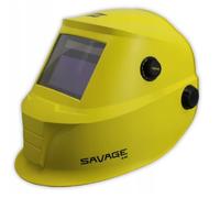ESAB SAVAGE 0700000491 SAVAGE A40 - Casco de soldadura de oscurecimiento automático, ajuste de sombra externa, sensor de cuatro arcos, oscurecimiento automático, lente de visión de color real de 3.94