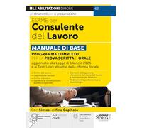 Esame per consulente del lavoro. Manuale di base. Programma completo per la prova scritta e orale. Con approfondimenti online (Concorsi e abilitazioni)