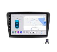 EsaSam Android 14 Radio De Coche 2 DIN Compatible con Skoda Superb 2008~2015 Pantalla Táctil De 9 Pulgadas con Carplay Inalámbrico & Android Auto, Navegación GPS/1080P AHD Cámara/4G WiFi,C10 Pro