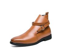 EsaSam Botas Chelsea para Hombre con Hebilla Botines Jodhpur
