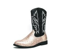 EsaSam Botas de Cowboy para Hombre Estilo Western Estampado de Serpiente