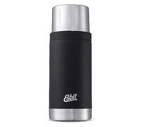Esbit Botella isotérmica Sculptor, de acero inoxidable, sin BPA, color negro, 1 L y más, viajes, oficina, picnic, agua, té, café