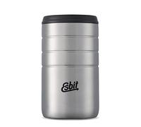 Esbit Majoris - Taza térmica con orificio para beber, acero inoxidable, 1 unidad, color plateado