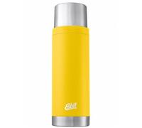 Esbit Sculptor - Botella térmica de acero inoxidable con aislamiento para bebidas frías y calientes, 1000 ml, color amarillo