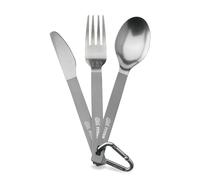 Esbit Titanbesteck 3-Teilig Juego de Cubiertos, Unisex, Gris