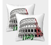 Esbozo del Coliseo: Estilo Arquitectónico Italiano Fundas Cojines Para Sofá 2 Piezas Disponible todas las estaciones Funda De Almohada Modernos Decorativo Funda Cojin De Estar Sofás Jardín 50x50cm