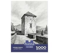 Esbozo, Juego De Puzzle 1000 Piezas, Ideal para Desarrollar Paciencia, Regalo O Decoración, Recomendado Desde 14 Años, Naturaleza Humanista, 38x26cm/1000pcs