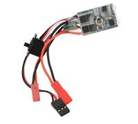 ESC Cepillado, Motor Dual ESC Motor Cepillado ESC Controlador de Velocidad del Cepillo 30A 4-8V ESC Controlador de Velocidad del Motor RC Bidireccional para 1/16 1/18 1/24 Coche