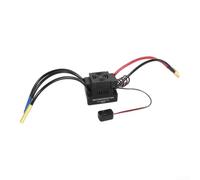 ESC HG-80A for 1/10 Scale RC Vehicles with Adjustable Max Brake Force Drag Brake Brake And Acceleration Settings Optimized For Various Track Conditions(B)