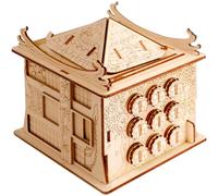 ESC WELT Casa del Dragón - Сaja Rompecabezas de Madera con Compartimentos Ocultos para Adultos - Caja Secreta para Jugar en Familia - Caja Escape Room para Fanáticos de los Rompecabezas