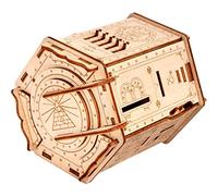 ESC Welt Fort Knox Pro - Сaja Rompecabezas de Madera con Compartimentos Ocultos para Adolescentes - Caja Secreta para Jugar en Familia - Caja Escape Room para Fanáticos de los Rompecabezas