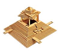 ESC WELT La Pirámide Quest - Caja Rompecabezas de Madera con Compartimentos Ocultos para Adultos - Secreta para Jugar en Familia - Escape Room para Fanáticos de los Rompecabezas