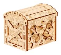 ESC Welt Pirate'S Treasure Chest - Escape Room en una Caja - Rompecabezas Náutico 3D para Adultos y Niños - Caja de Madera Única