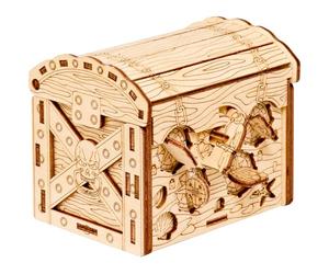 ESC Welt Pirate'S Treasure Chest - Escape Room en una Caja - Rompecabezas Náutico 3D para Adultos y Niños - Caja de Madera Única