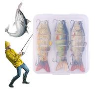 Esca da 3 pezzi segmentata Glide SlowSpecifica affondante, esca per spigola, per acqua e salata, per pescatore Nge ca. 10 cm18G Pr oJoint Swimbait X 3 pezzi