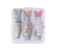 Esca da 3 pezzi segmentata Glide SlowSpecifica affondante, esca per spigola, per acqua e salata, per pescatore Nge ca. 10 cm18G Pr oJoint Swimbait X 3 pezzi