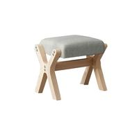 Escabel Taburete pequeño, taburete bajo, taburete for cambiar zapatos, taburete for sofá, taburete tipo puf, taburete for pies for sala de estar, taburete creativo Dormitorio(Original wood color)