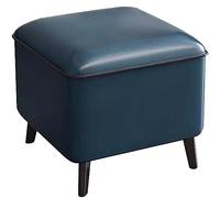 Escabel Tapizado 30x40x32cm, Escabel Reposapies Salon, Cuadrado Bajo Otomana Reposapiés, Escabel Reposapies con Asiento Acolchado, para Puerta Dormitorio Salón