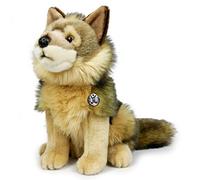 Escada - Peluche de lobo sentado (28 cm de alto)