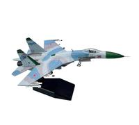 Escala 1/100 para avión de Combate soviético Su27 Sukhoi Su-27 Flanker, Modelo de avión Militar de Metal Playkits