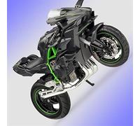 Escala 1:12 para para Ninja H2R H2 R, Motocicleta De Metal Fundido A Presión, Juguete Carrera En Miniatura para Colección Regalos