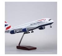 Escala 1 160, 50,5 Cm para Airbus A380, British Airways, Modelo De Avión Resina Plástico Fundido A Presión, Juguete, Artesanías Coleccionables Kit de Juego de Pasatiempo
