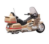 Escala 1/18 Mini Welly Honda Gold Wing Moto Fundición A Presión Y Modelo De Coche De Juguete