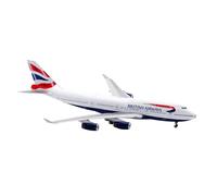 Escala 1:200 para Avión Reacción De Metal Boeing B747-400 De British Airways,Modelo De Avión Fundido A Presión G-CIVO con Monedas