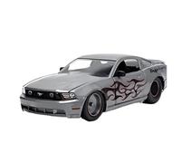 Escala 1:24 para Ford Shelby GT500 1967 Modelo Clásico Antiguo Adornos De Escena Fiesta Modelo Coche Terminado No Control Remoto Modelos(Gray 2)