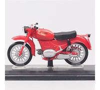 Escala 1/24 Retro para Moto Guzzi Zigolo Modelo Diecast Sport Bike Vehículos De Juguete Motocicleta Plástico para Miniaturas Niños