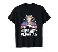 Escala a todos los gatos Meowntain al aire libre Camiseta