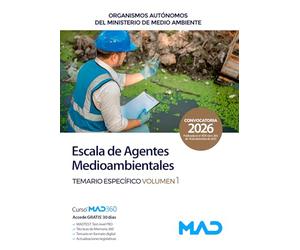 ESCALA AGENTE MEDIOAMBIENTAL TEMARIO 1 ORGANISMO AUTONOMO MI