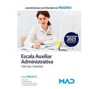 Escala Auxiliar Administrativa de la Universidad Autónoma de Madrid. Test del temario