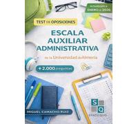 ESCALA AUXILIAR ADMINISTRATIVA DE LA UNIVERSIDAD DE ALMERÍA: TEST DE OPOSICIONES