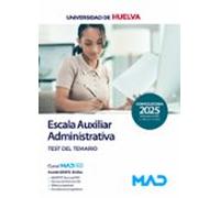 Escala Auxiliar Administrativa De La Universidad De Huelva. Test Del T