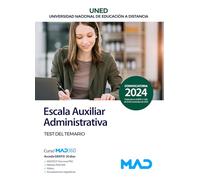 Escala Auxiliar Administrativa de la Universidad Nacional de Educación a Distancia (UNED). Test